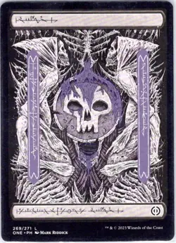 Swamp - Full Art Phyrexian | ONE | 269 | NM | 2023 - Image 1