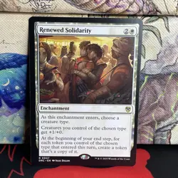 Renewed Solidarity #0007 Commander: Aetherdrift Regular NM - Image 1