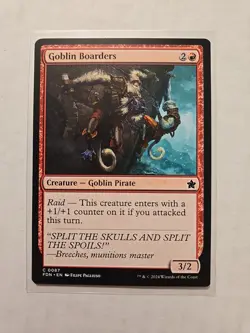 Goblin Boarders - Foundations - LP - Common - Creature - MTG Magic - Image 1