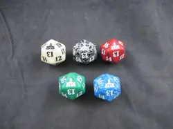 MTG Rivals of Ixalan D20 Dice - Set of All 5 - Image 1