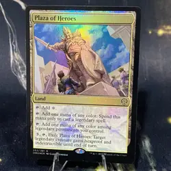 Magic the Gathering - Plaza Of Heroes - 252 - Dominaria United Foil Rare LP MTG - Image 1