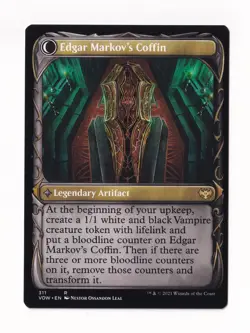 Magic the Gathering Crimson #311 Edgar, Charmed Groom / Edgar Markov's Coffin - Image 2