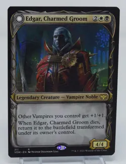 Magic the Gathering Crimson #311 Edgar, Charmed Groom / Edgar Markov's Coffin - Image 3
