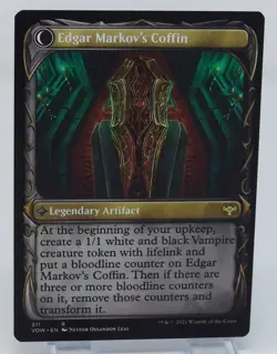 Magic the Gathering Crimson #311 Edgar, Charmed Groom / Edgar Markov's Coffin - Image 4