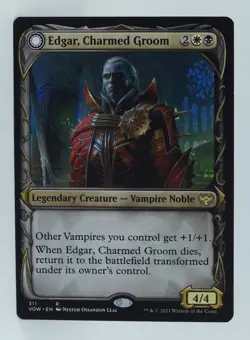 Magic the Gathering Crimson #311 Edgar, Charmed Groom / Edgar Markov's Coffin - Image 5