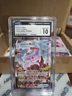 2021 Pokemon fusion strike Espeon VMAX 270/264 - CGC 10 GEM MINT - Image 1