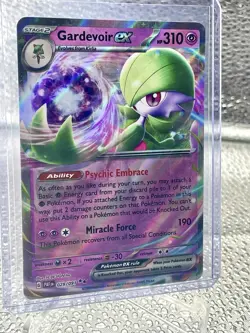 Holo Gardevoir ex 029/091 Double Rare Paldean Fates Pokemon TCG - Image 1