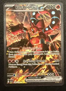 Pokemon Volcanion ex 182/159 Journey Together Special Illustration Rare SIR NM - Image 1