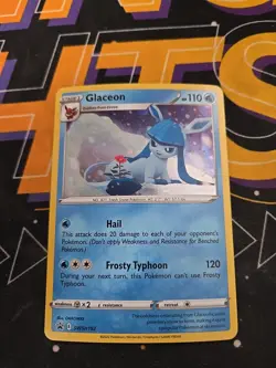 2019 Pokemon SWSH Black Star Glaceon SWSH192 LP - Image 1