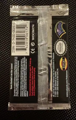 Pokemon Team Rocket Factory Sealed Short Crimp Booster Pack Gyarados Artwork 742818061742 - Image 4