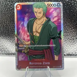Roronoa Zoro OP01-025 - One Piece TCG - SR Near-Mint Super Rare Foil English - Image 1
