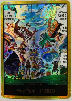 One Piece English TCG Egghead Gold DON OP14 The Azure Sea's Seven - Image 1
