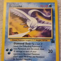 Pokemon Articuno Basic Bird 70 HP Promo Diamond Dust 20 Water TCG Card - Image 1