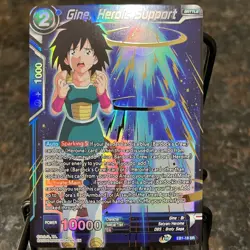 Gine Heroic Support EB1-18 SR Foil Dragon Ball Super Card Game | NM - Image 1