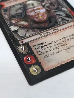 Gorgoroth Assassin LOTR Card Game Siege Of Gondor Rare 8R95 - Image 3