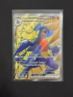 Cynthia's Garchomp ex 204 Sv: Scarlet & Violet Promo Cards Holo NM - Image 1