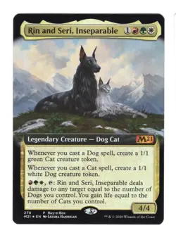 Unique & Misc Promos (Magic) Rin and Seri, Inseparable - Foil - Buy-a-Box Promo - Image 1