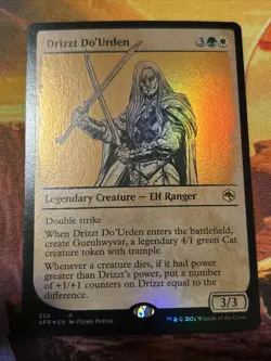 Drizzt Do'Urden (Showcase) Adventures in the Forgotten Realms Foil NM-M Unplayed - Image 1