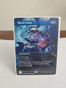 Rhystic Study (Anime Borderless) Wilds of Eldraine: Enchanting Tales Regular - Image 1