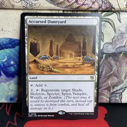 Accursed Duneyard #0020 Commander: Aetherdrift Regular NM - Image 1