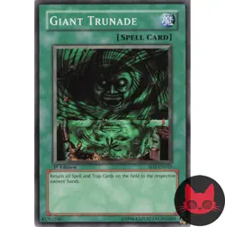 Yugioh Giant Trunade SD2-EN015 Common 1st Edition LP - Image 1