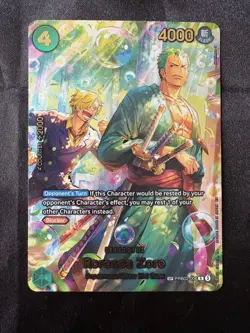 One Piece Bandai Roronoa Zoro PRB02-006 SP - Image 1