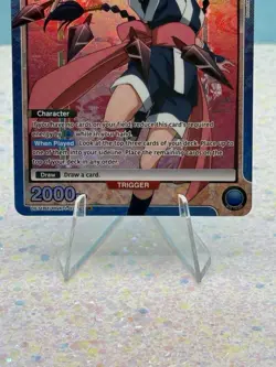 Union Arena CCG Rurouni Kenshin Misao Makimachi UE11BT/RNK-1-025 Super Rare - Image 3