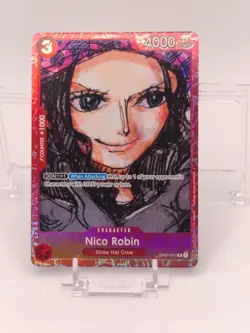 One Piece - Nico Robin OP01-017 R Premium Card Collection (FILM RED) NM - Image 1