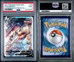 PSA 9 Flareon V SWSH179 SWSH: Sword & Shield Promo Cards Holo - Image 1