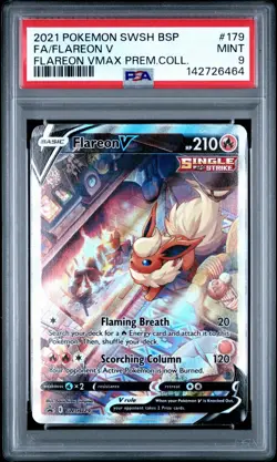 PSA 9 Flareon V SWSH179 SWSH: Sword & Shield Promo Cards Holo - Image 2
