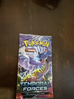 Pokemon Temporal Forces Scarlet & Violet Booster Pack - SV05 - 10 Cards - Sealed - Image 1