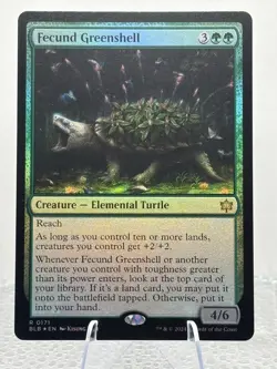 Fecund Greenshell Bloomburrow Foil - Image 1