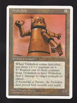 MTG 4th Edition Triskelion - Image 1