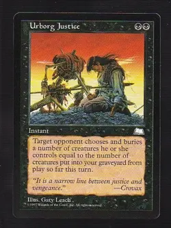 MTG Weatherlight Urborg Justice - Image 1