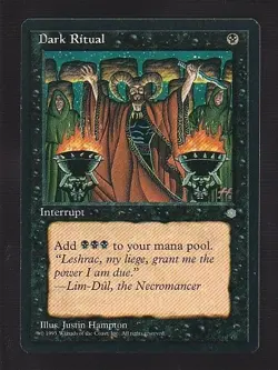 MTG Ice Age Dark Ritual - Image 1