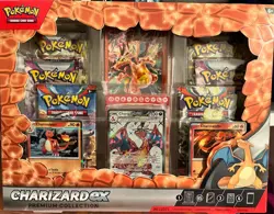 Pokemon TCG: Charizard ex Premium Collection Box Unopened - 6 Booster Packs - Image 1
