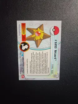 Carte Pokemon Stari 120 TOPPS Serie 2 Francais - Image 2