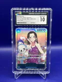 One Piece TCG - BOA HANCOCK OP01-078 SR PRB01 JAPANESE - CGC 10 - Image 1