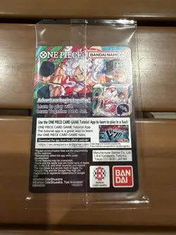 SEALED One Piece Monkey D. Luffy US Voyage College Basketball Promo Card - Image 2
