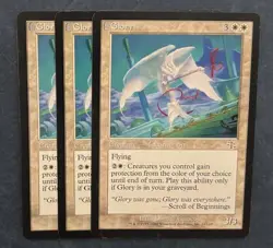 MTG 3X JUDGMENT GLORY NM MAGIC THE GATHERING WHITE RARE CREATURE ENGLISH CARDS - Image 5