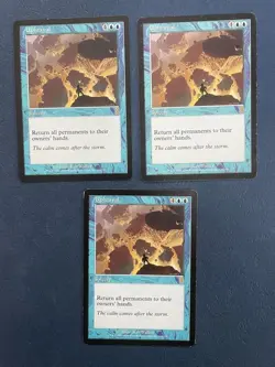MTG 3X ODYSSEY UPHEAVAL MAGIC THE GATHERING SORCERY BLUE RARE ENGLISH CARDS - Image 4