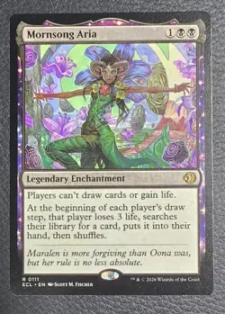 Mornsong Aria Lorwyn Eclipsed Rare MTG Regular Magic Card - Image 1