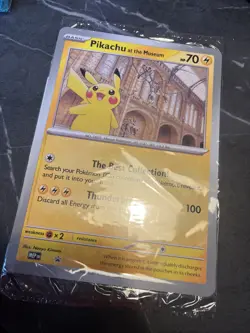 🟡Pokemon x Natural History Museum: Pikachu at the Museum (Sealed) Promo Card🟤 - Image 3