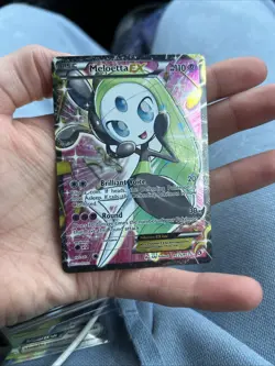 Pokemon TCG Meloetta EX RC25 Legendary Treasures Ultra Rare Full Art Holo Card - Image 1