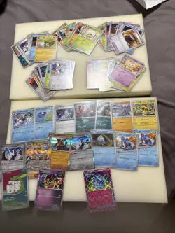 Lot Of Pokemon Some English Some Japanese Etc Cards lot Of Mystery See Descript - Image 1