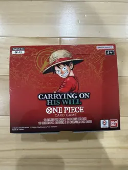 Bandai One Piece Card Game – Carrying On His Will unsealed Box 24 packs OP13 - Image 1