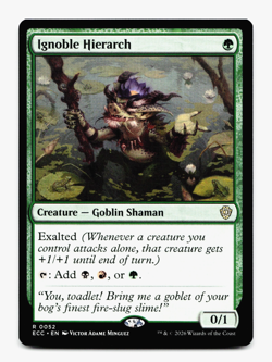 Ignoble Hierarch [Commander: Lorwyn Eclipsed] Magic - MTG ECC 0052 NM 🌳 - Image 3