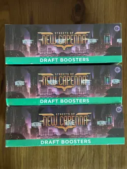 3 Draft Booster Boxes of Magic: The Gathering - Streets of New Capenna - Image 2