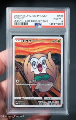 2018 POKEMON JPN SM PROMO MUNCH: A RETROSPECTIVE #290 ROWLET PSA 9 - Image 1