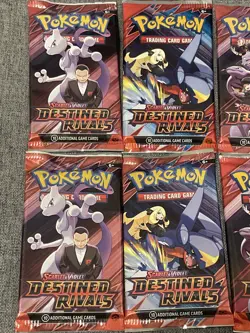 Lot Of 8 Pokemon Scarlet & Violet Destined Rivals Surging Sparks Sealed Booster - Image 3